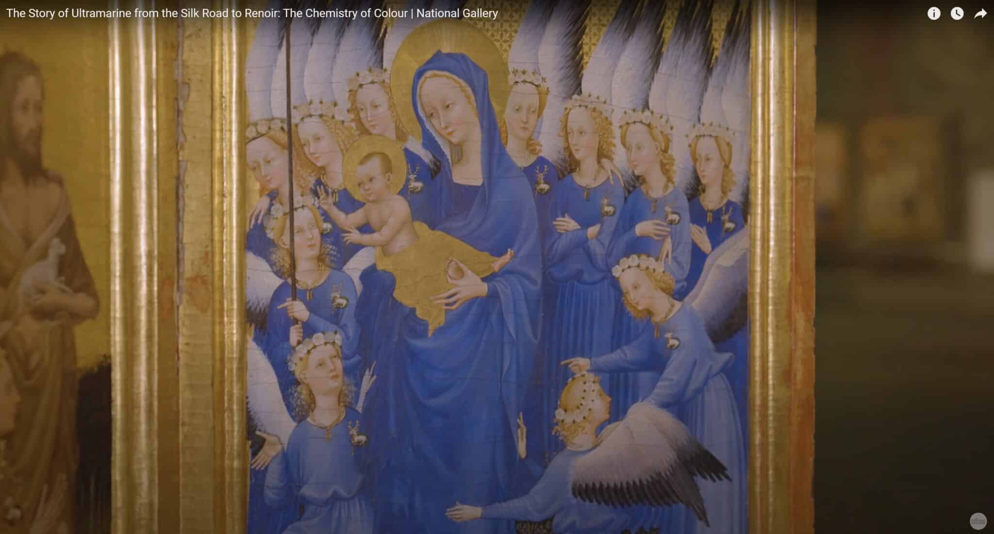 The Story of Ultramarine from the Silk Road to Renoir: The Chemistry of Colour | National Gallery https://youtu.be/1EzUlnRtDGM?si=MWj2HUW3xRcCcpZ-