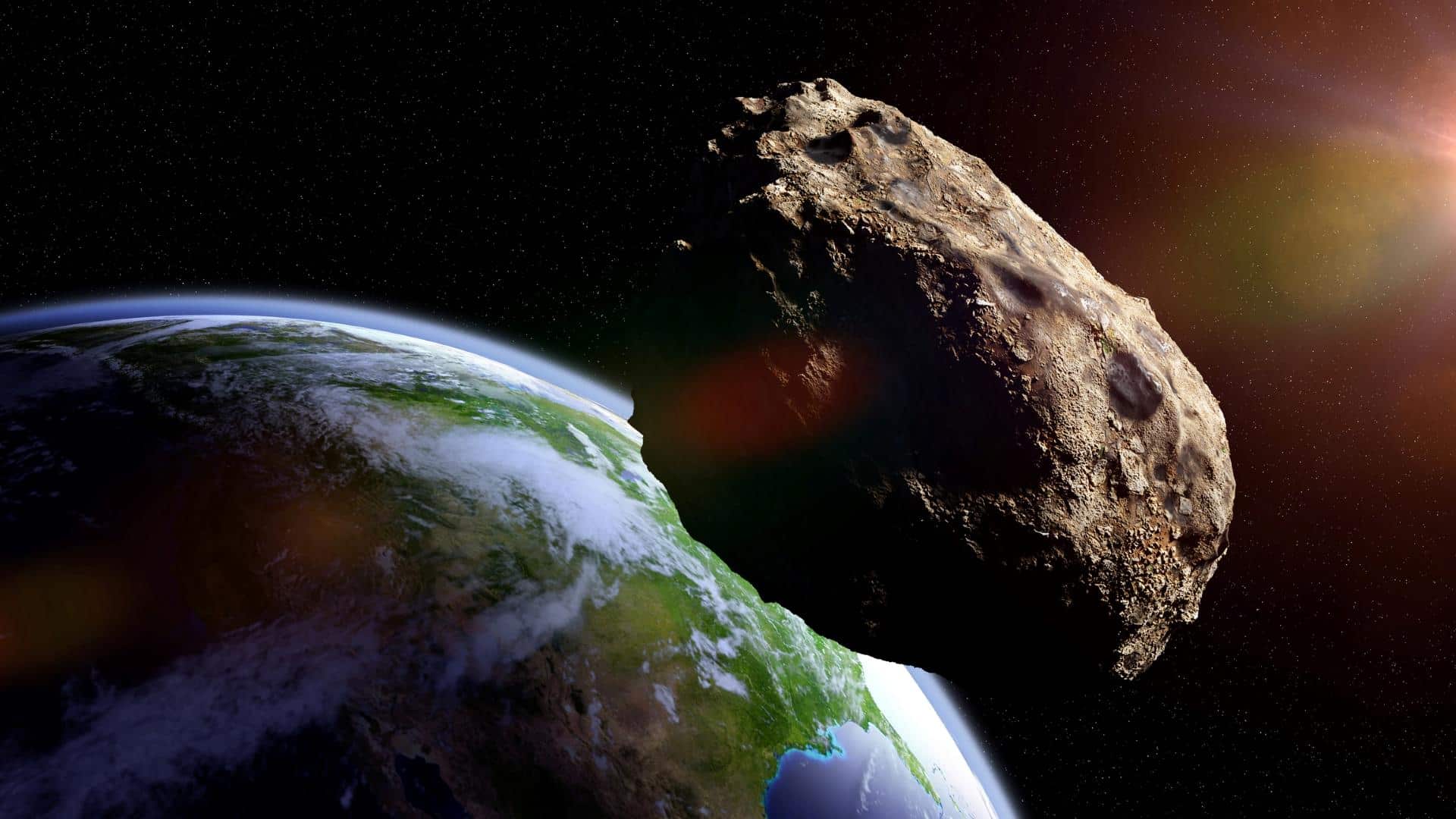 Asteroid approaching planet Earth. dottedhippo/iStock https://interestingengineering.com/apophis-asteroid-pass-earth