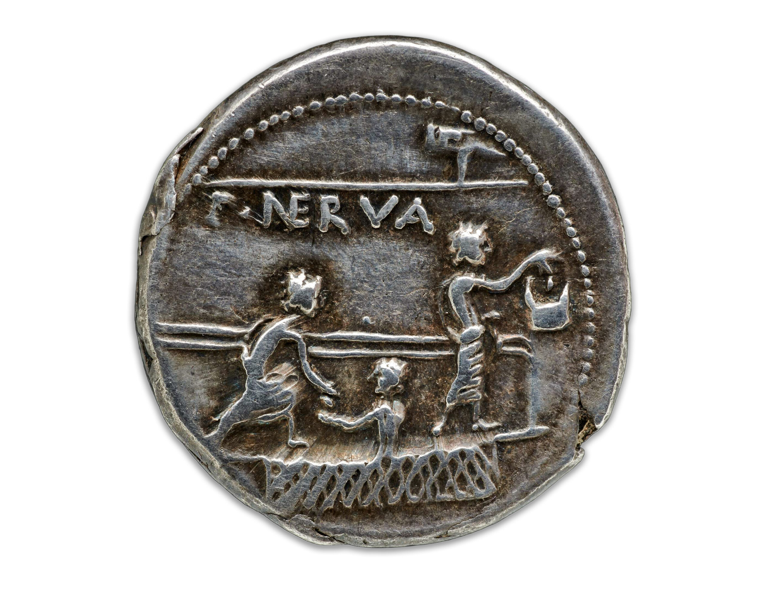 Gareth Harney Roman Republican denarius showing citizens voting. https://x.com/OptimoPrincipi/status/1853744682565574946