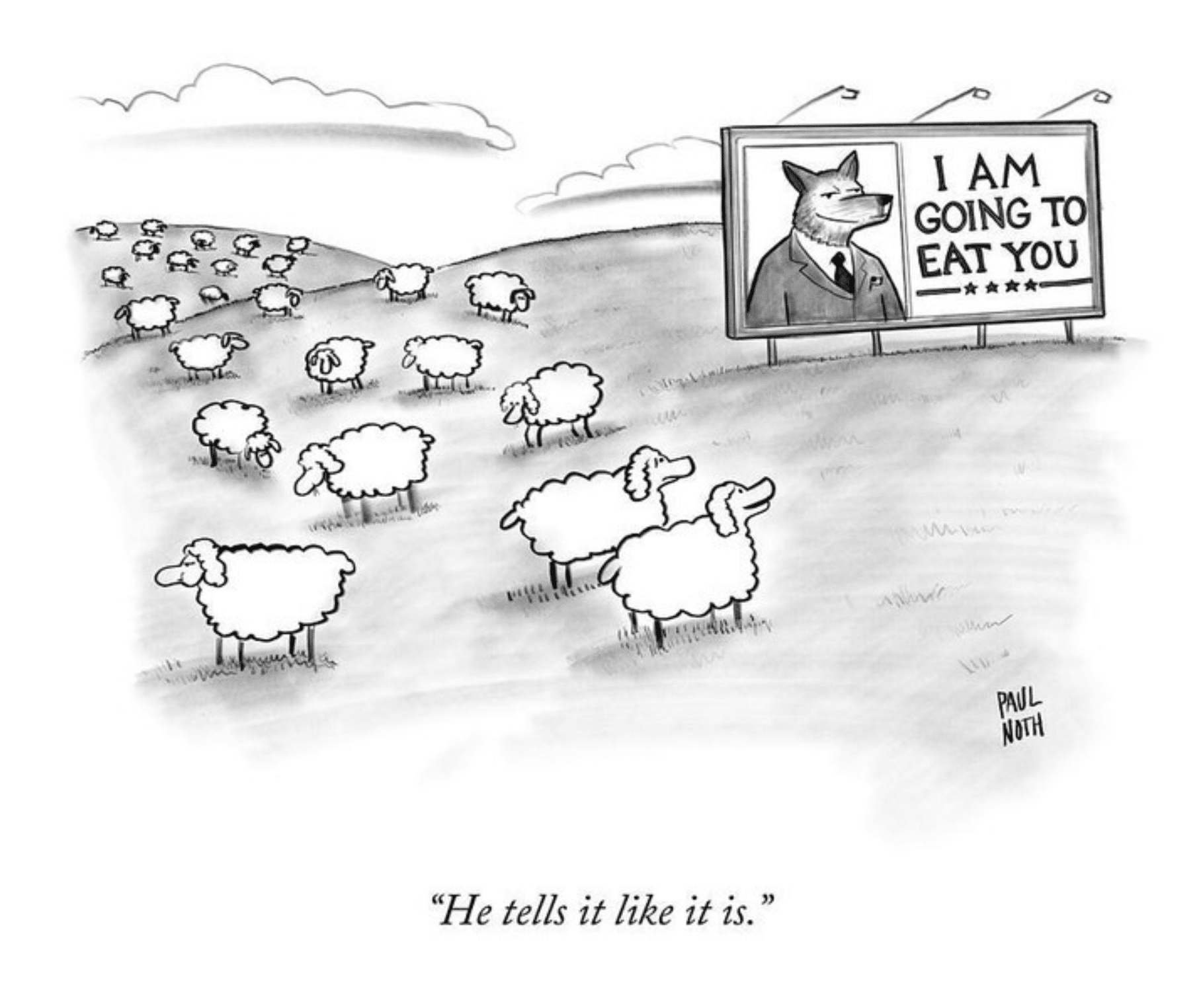 A cartoon by @PaulNoth, from 2016. #NewYorkerCartoons https://www.instagram.com/p/DBwAHy7t2Uh/?utm_source=ig_web_copy_link&igsh=MzRlODBiNWFlZA==