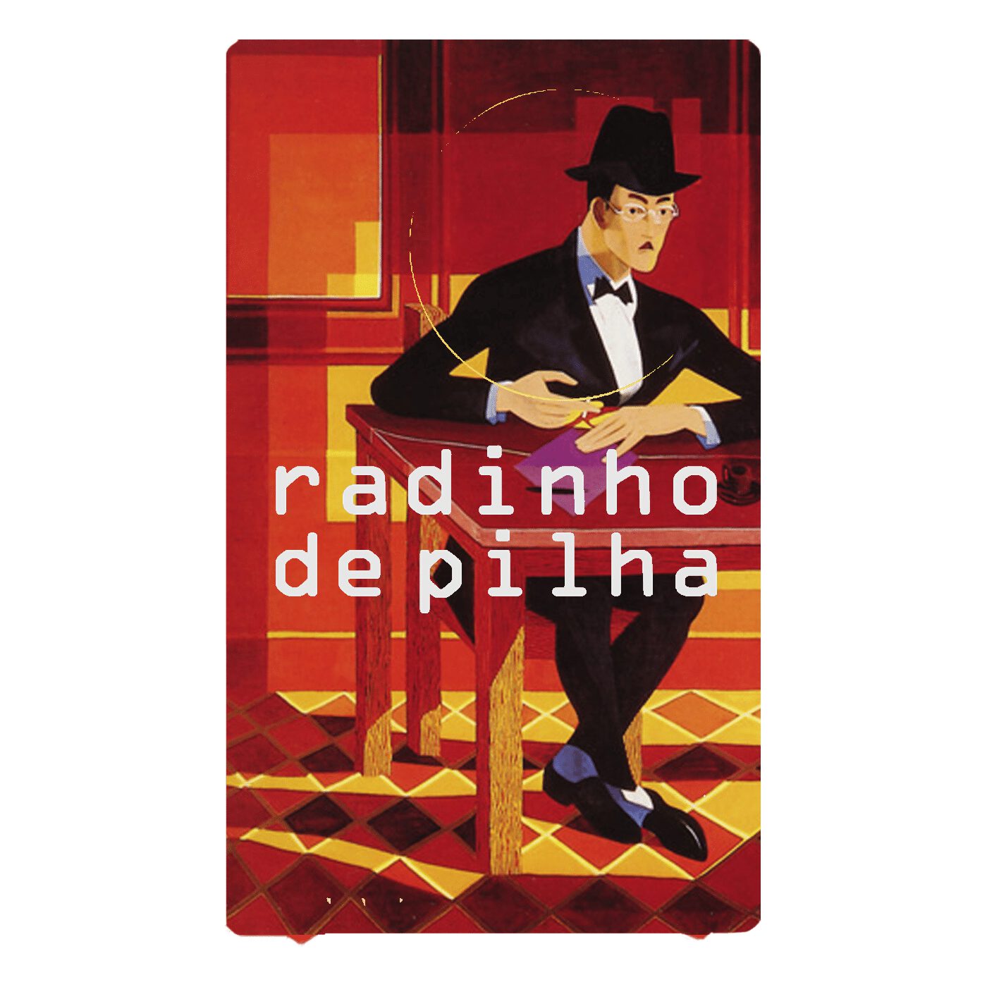 baseada em Almada Negreiros, Retrato de Fernando Pessoa, 1964 (segunda versão da obra)