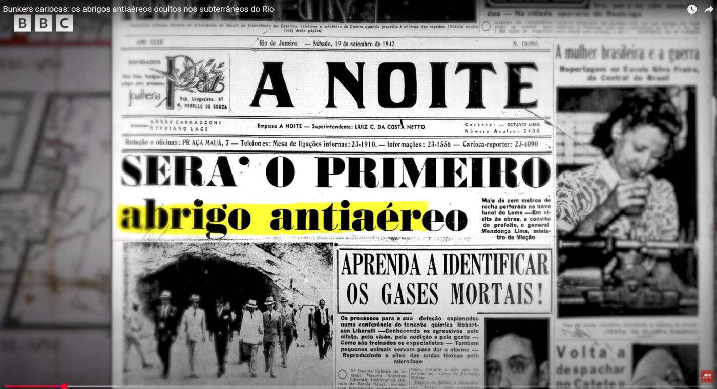 Bunkers cariocas: os abrigos antiaéreos ocultos nos subterrâneos do Rio https://youtu.be/R1lQs6ztlIM?si=Fj_CvDFo1ugNQhlo